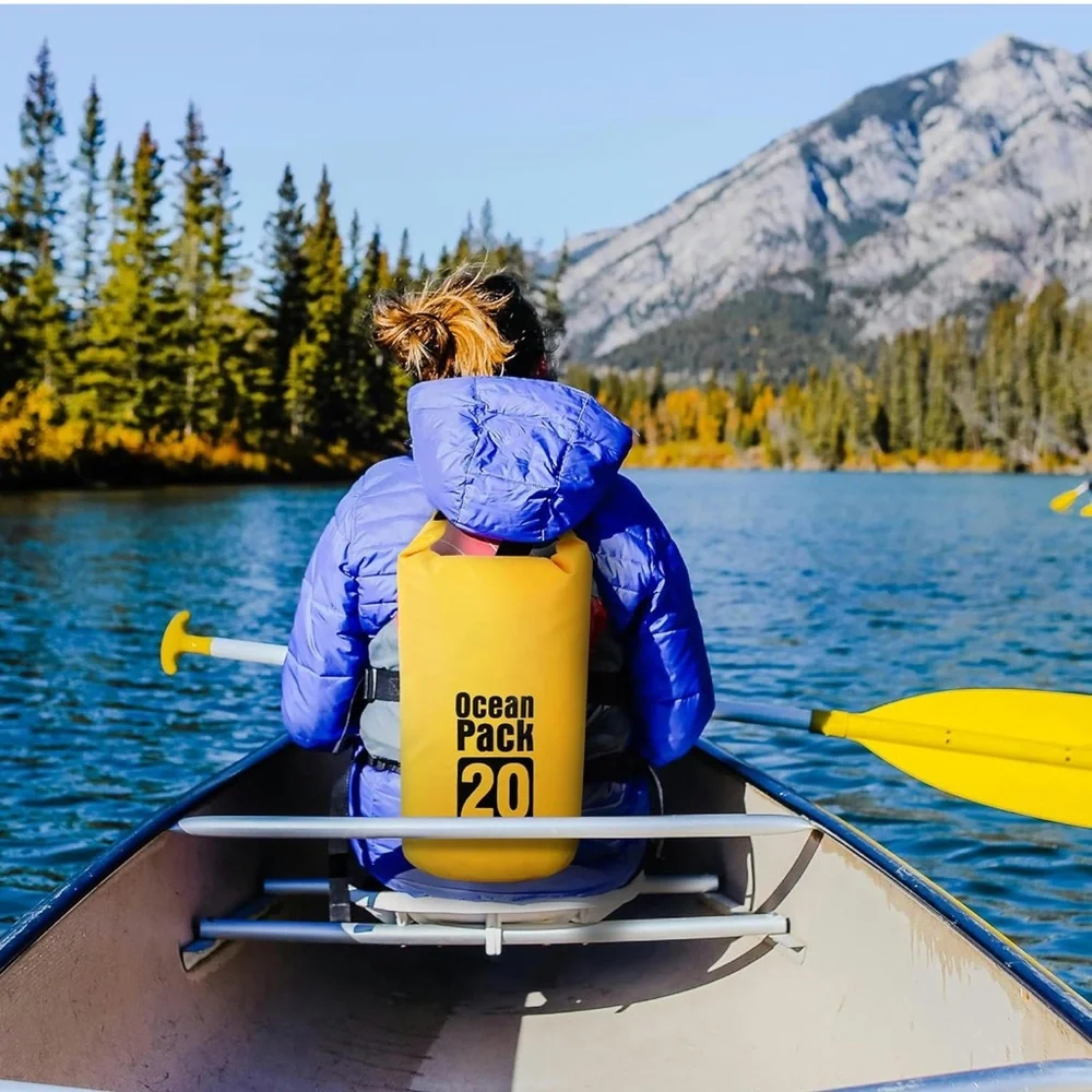 Dry Bag Waterproof for Women Men,10L Rolled Lightweight Dry Storage Bag Backpack - Picture 5 of 8